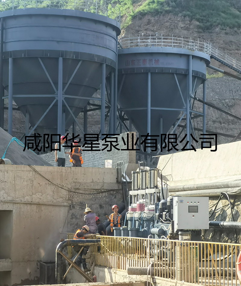 華星YBH500陶瓷柱塞泵尾礦使用現(xiàn)場(chǎng)-02